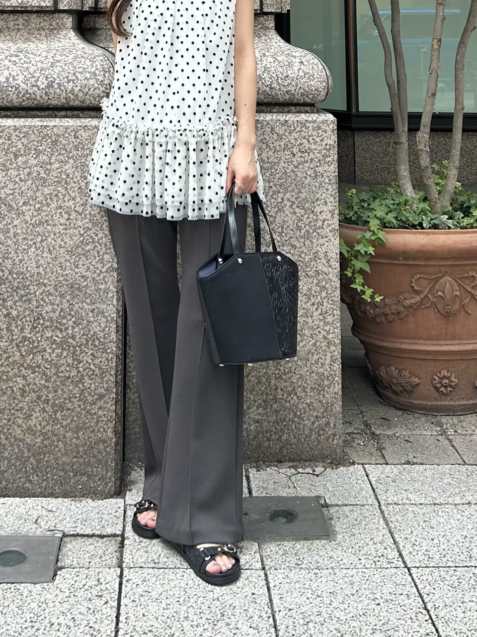 GRACE CONTINENTAL ERINA KATO コーディネート画像