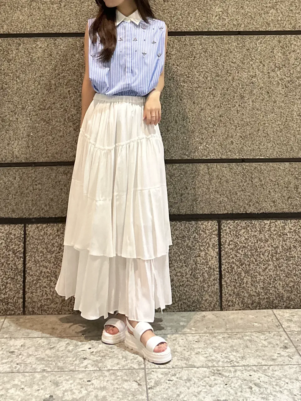 GRACE CONTINENTAL ERINA KATO コーディネート画像