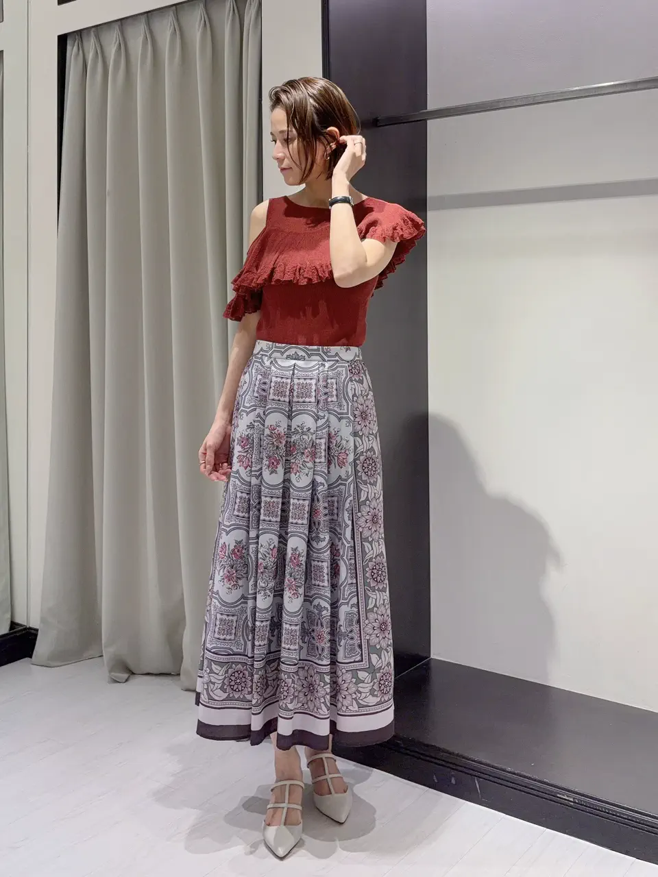 GRACE CONTINENTAL 亀田 未希 コーディネート画像