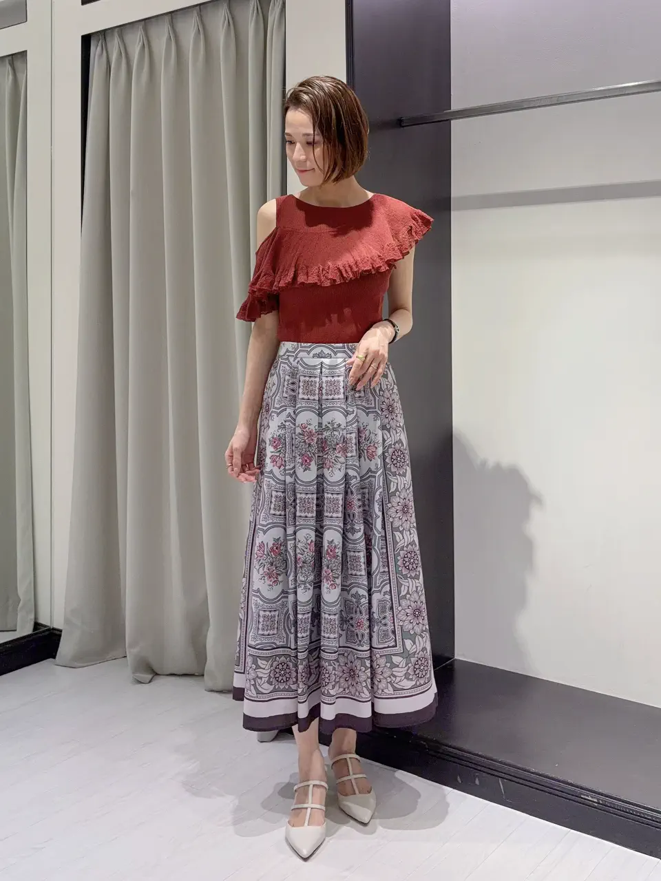 GRACE CONTINENTAL 亀田 未希 コーディネート画像
