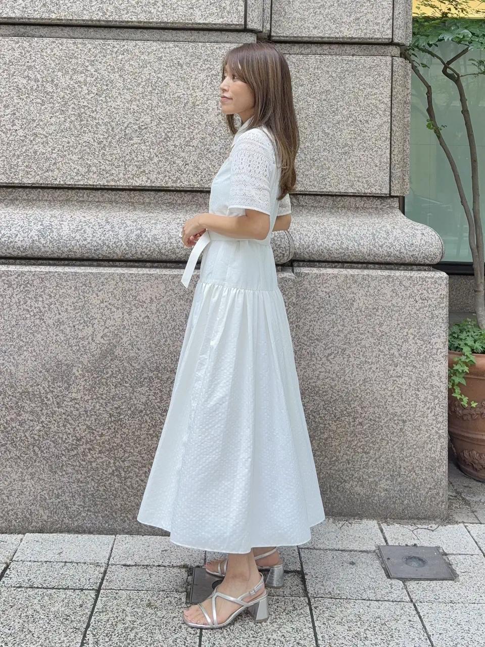 GRACE CONTINENTAL yukimi yonee コーディネート画像