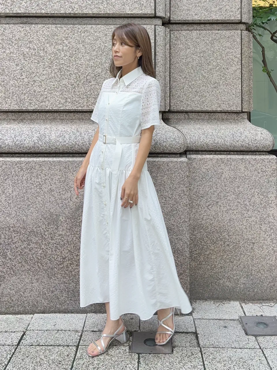 GRACE CONTINENTAL yukimi yonee コーディネート画像