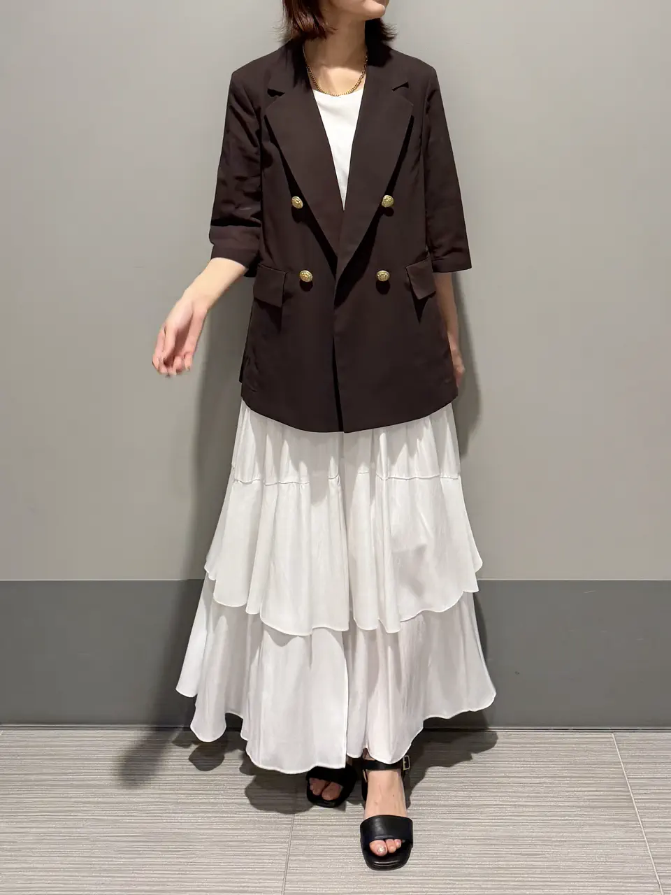 GRACE CONTINENTAL MORITA AI コーディネート画像