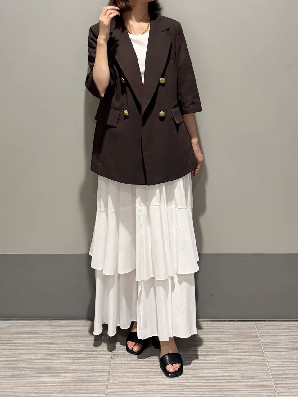 GRACE CONTINENTAL MORITA AI コーディネート画像