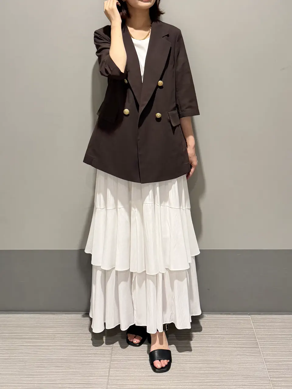 GRACE CONTINENTAL MORITA AI コーディネート画像