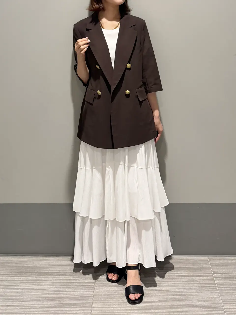 GRACE CONTINENTAL MORITA AI コーディネート画像
