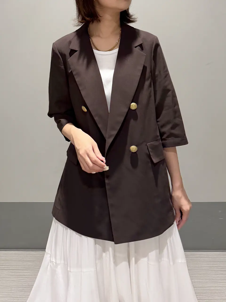 GRACE CONTINENTAL MORITA AI コーディネート画像