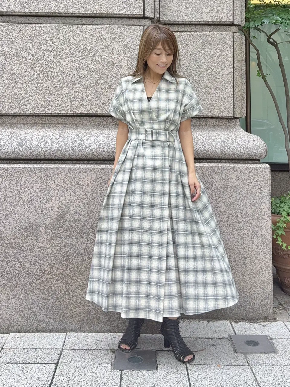 GRACE CONTINENTAL yukimi yonee コーディネート画像
