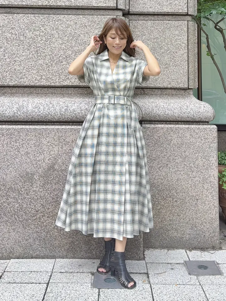 GRACE CONTINENTAL yukimi yonee コーディネート画像