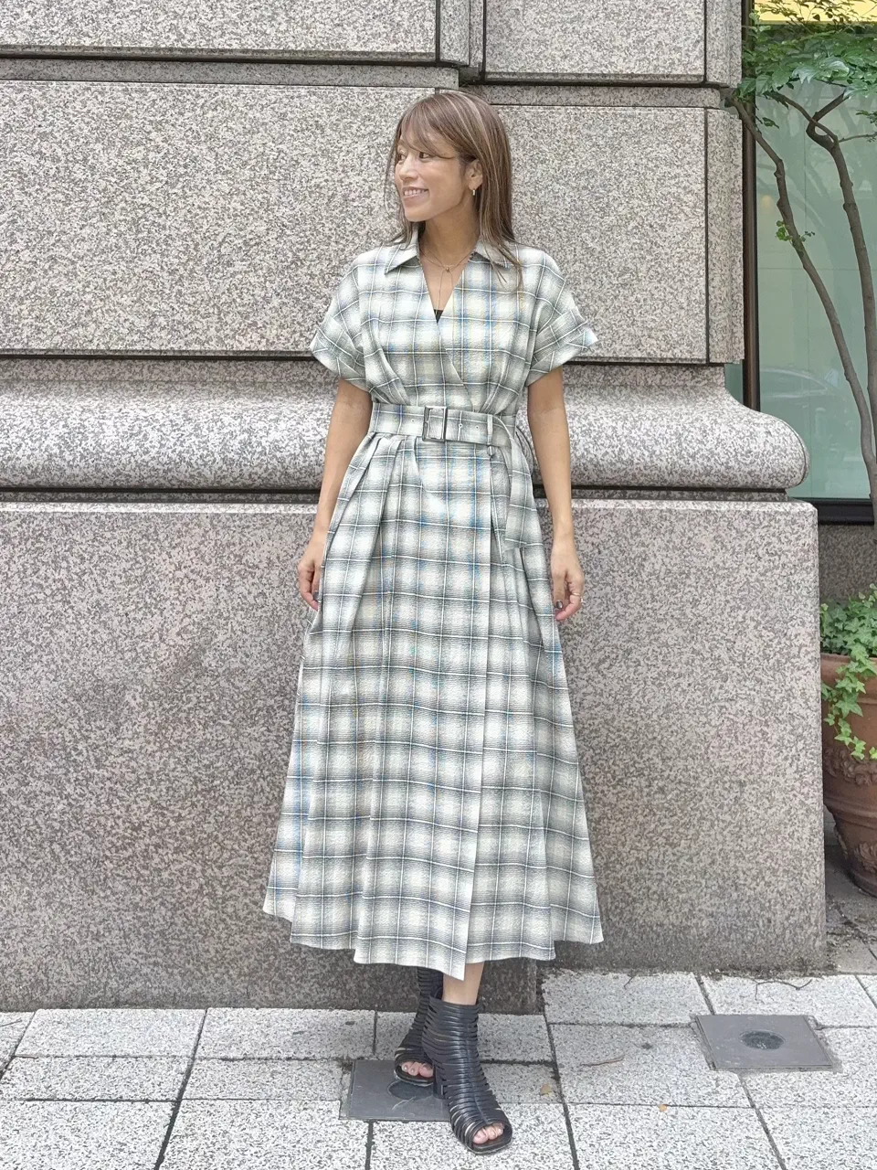 GRACE CONTINENTAL yukimi yonee コーディネート画像