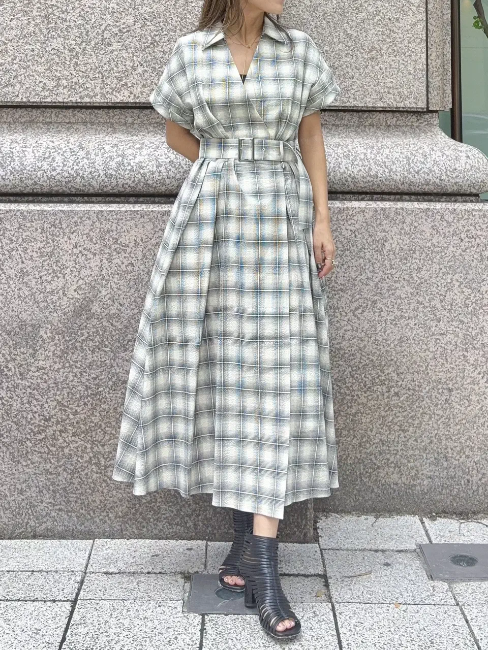 GRACE CONTINENTAL yukimi yonee コーディネート画像