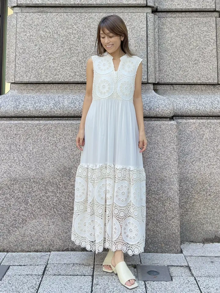 GRACE CONTINENTAL yukimi yonee コーディネート画像