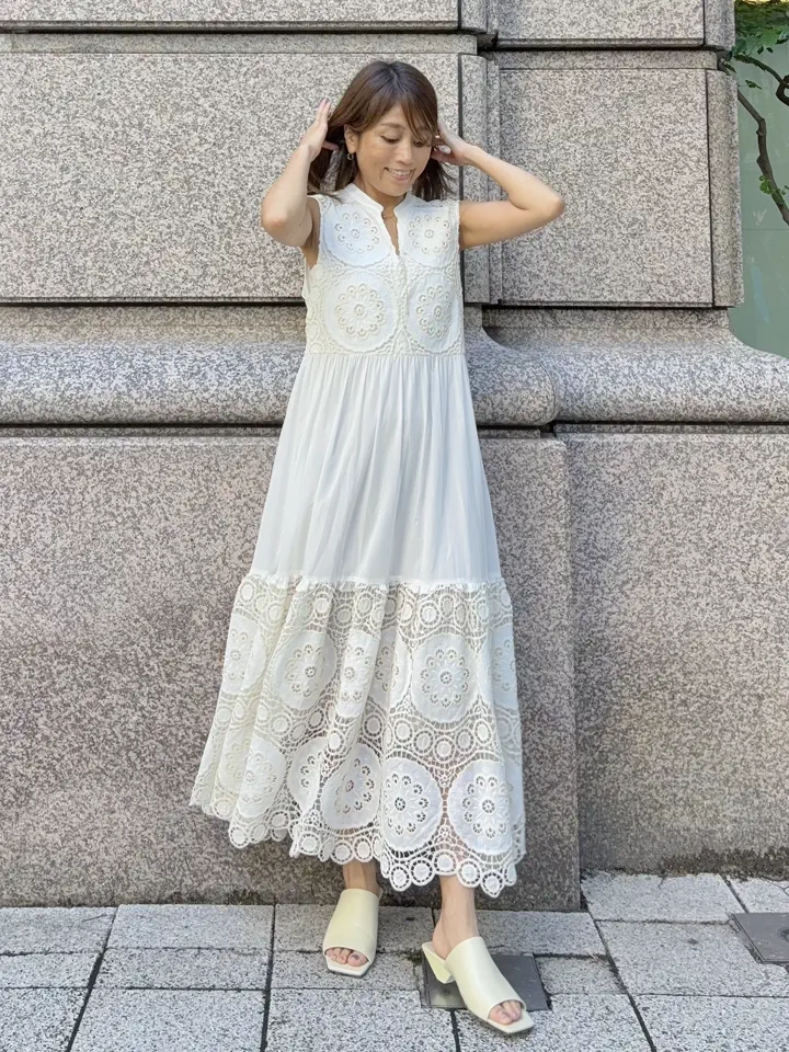 GRACE CONTINENTAL yukimi yonee コーディネート画像