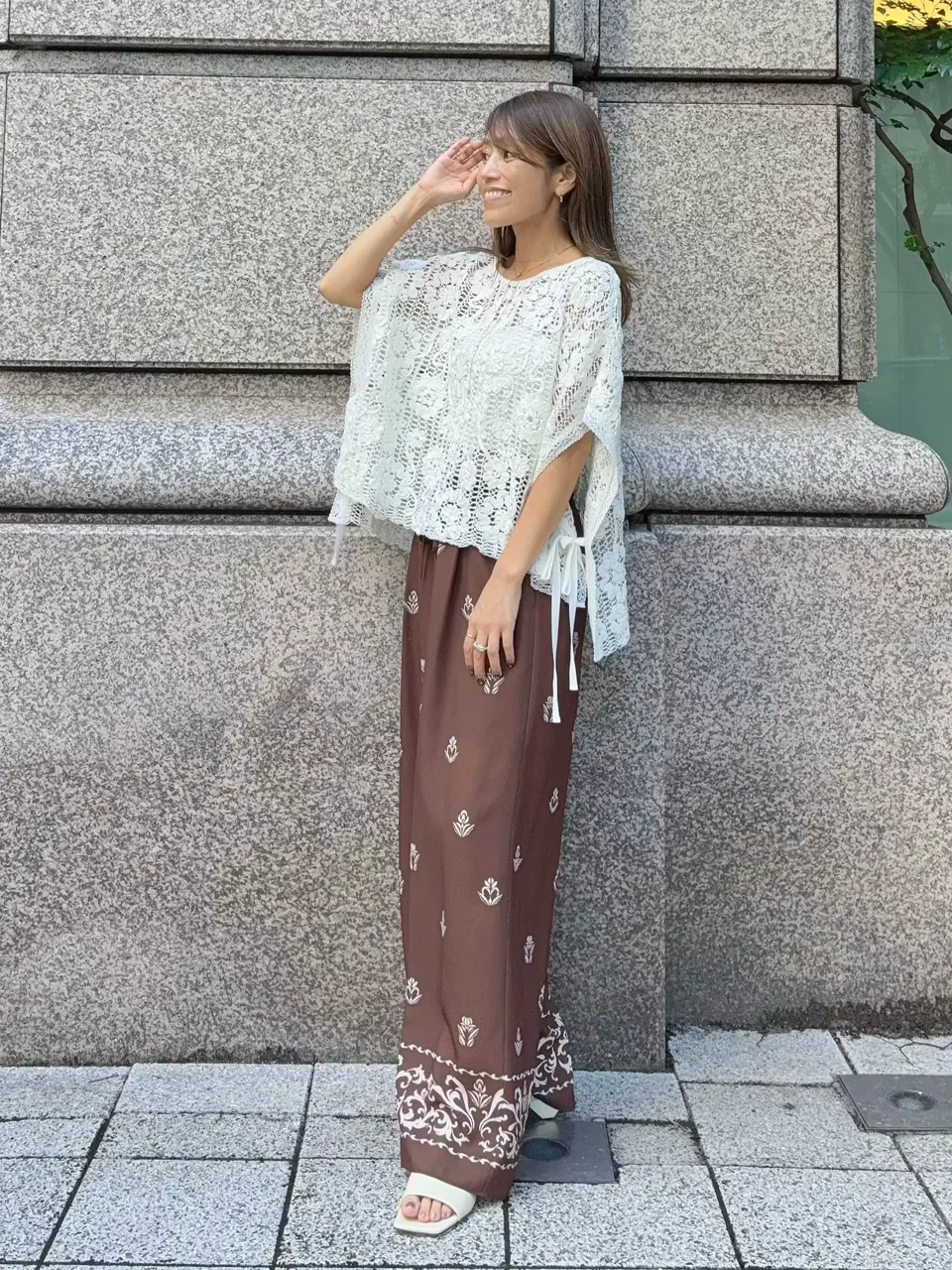 GRACE CONTINENTAL yukimi yonee コーディネート画像