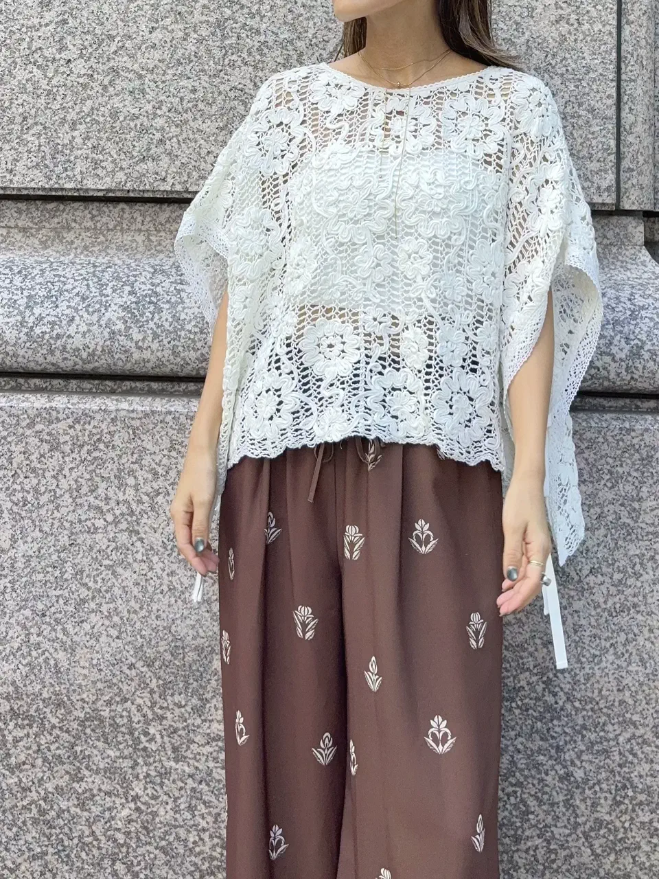 GRACE CONTINENTAL yukimi yonee コーディネート画像