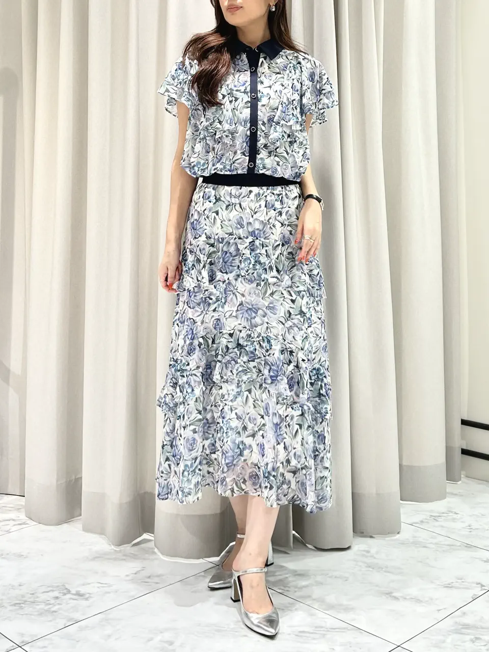 GRACE CONTINENTAL 志田　悠 コーディネート画像