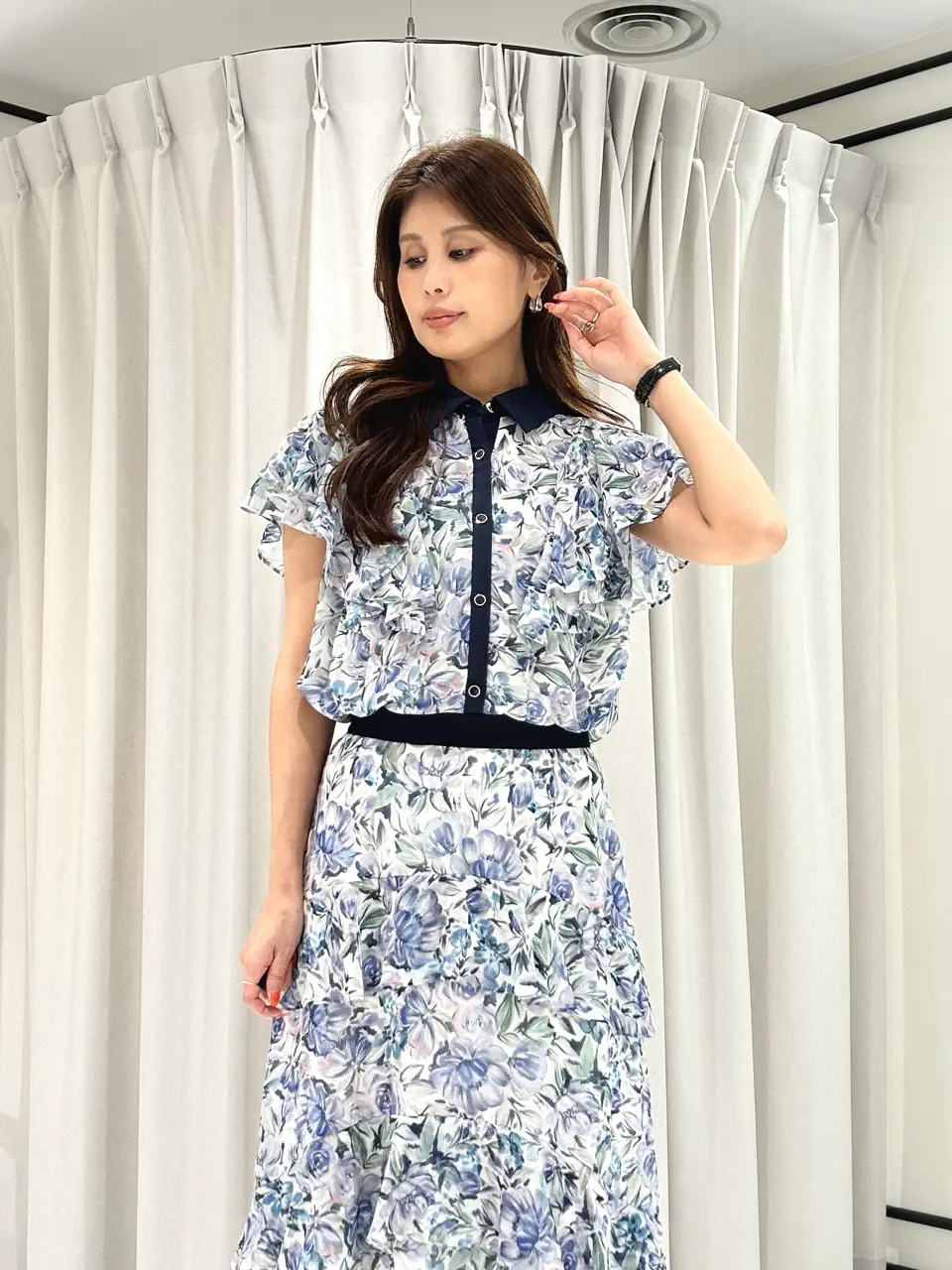 GRACE CONTINENTAL 志田　悠 コーディネート画像