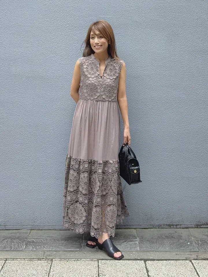GRACE CONTINENTAL yukimi yonee コーディネート画像