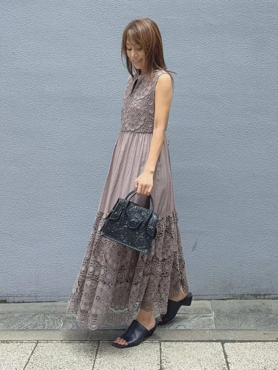 GRACE CONTINENTAL yukimi yonee コーディネート画像
