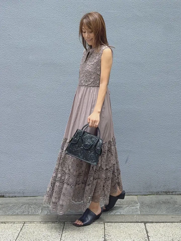 GRACE CONTINENTAL yukimi yonee コーディネート画像
