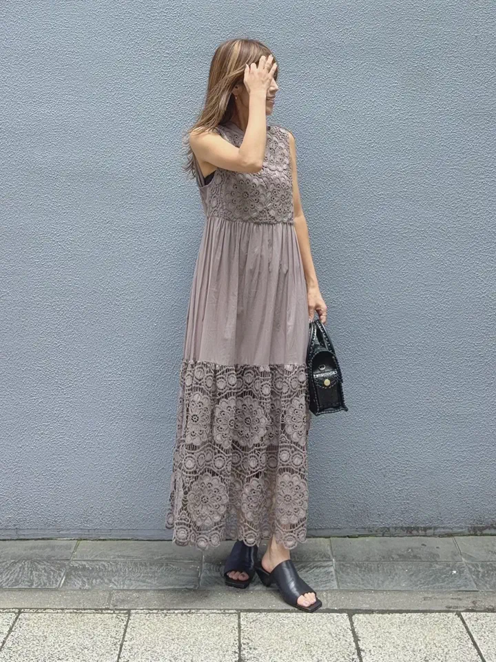 GRACE CONTINENTAL yukimi yonee コーディネート画像
