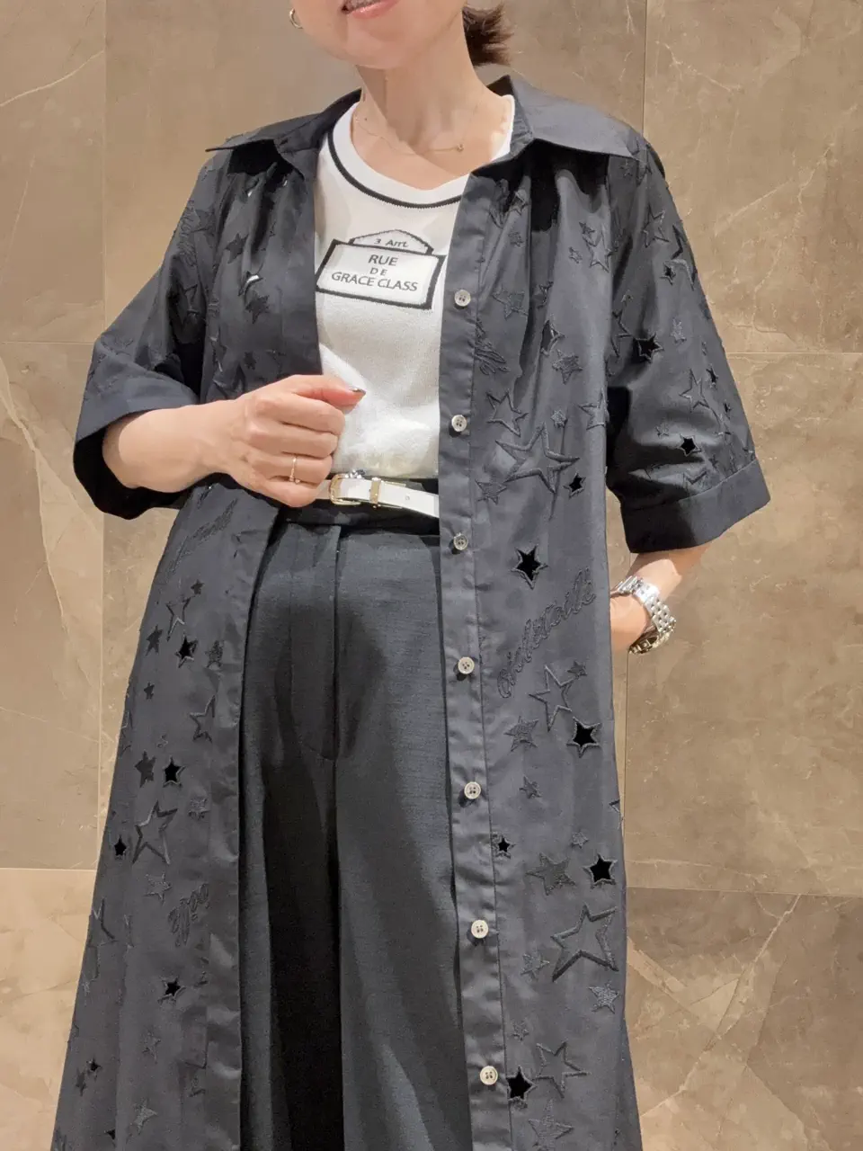GRACE CONTINENTAL 穐山　香織 コーディネート画像