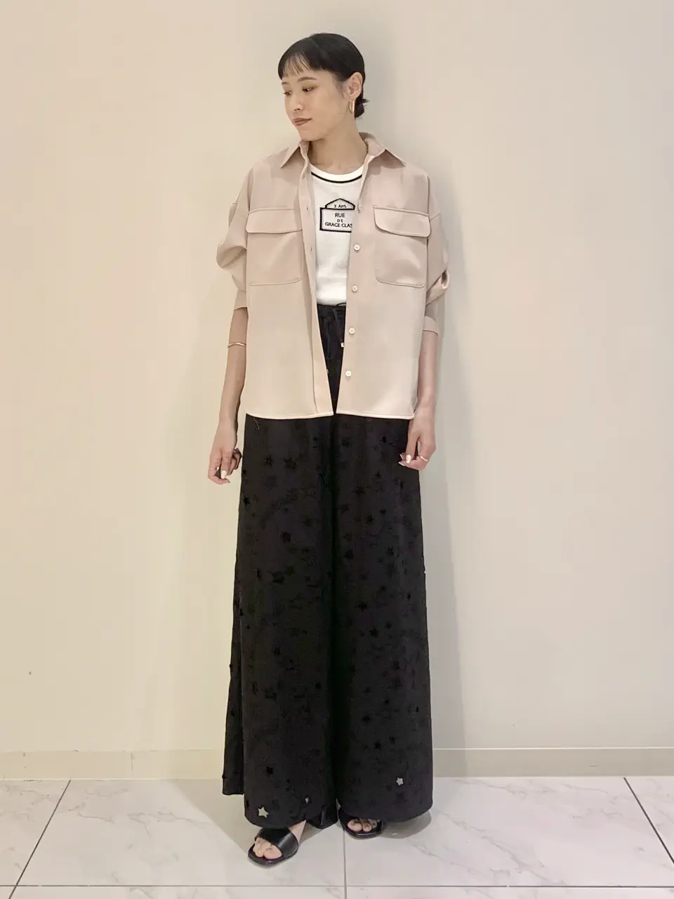 GRACE CONTINENTAL haruka iwasaki コーディネート画像