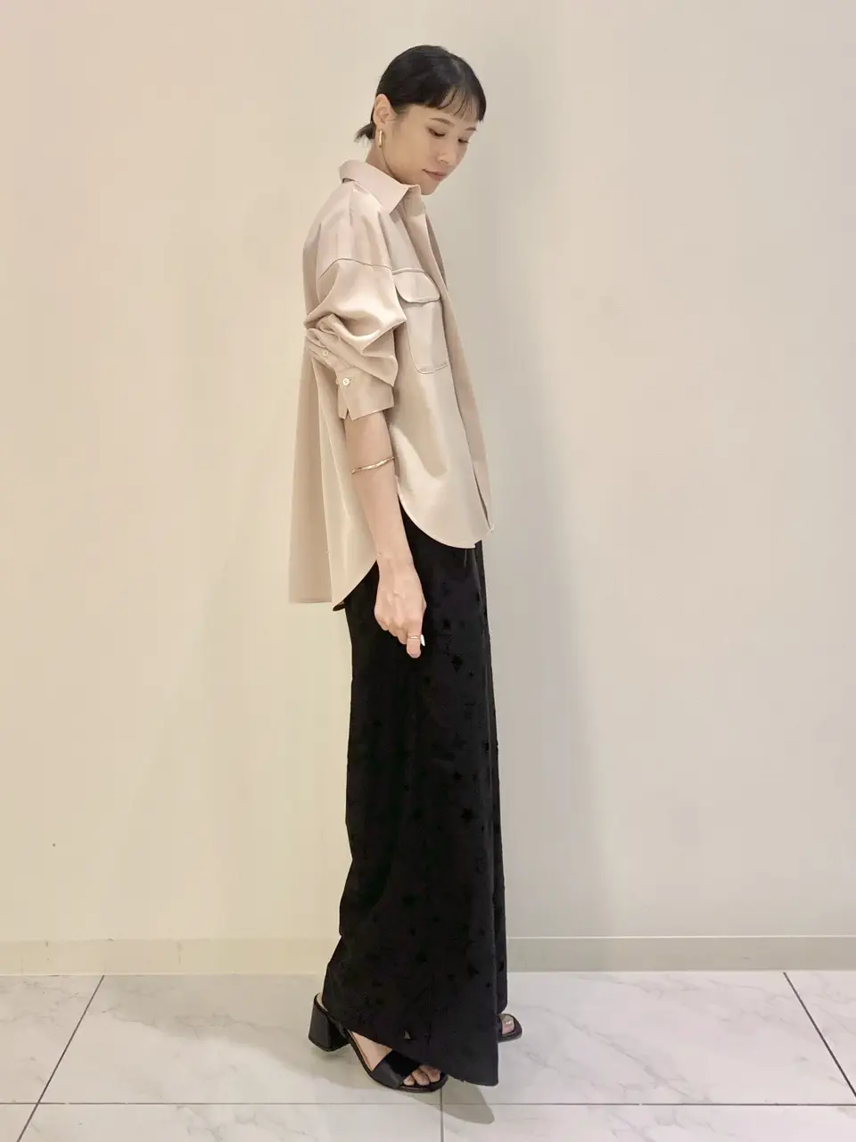 GRACE CONTINENTAL haruka iwasaki コーディネート画像