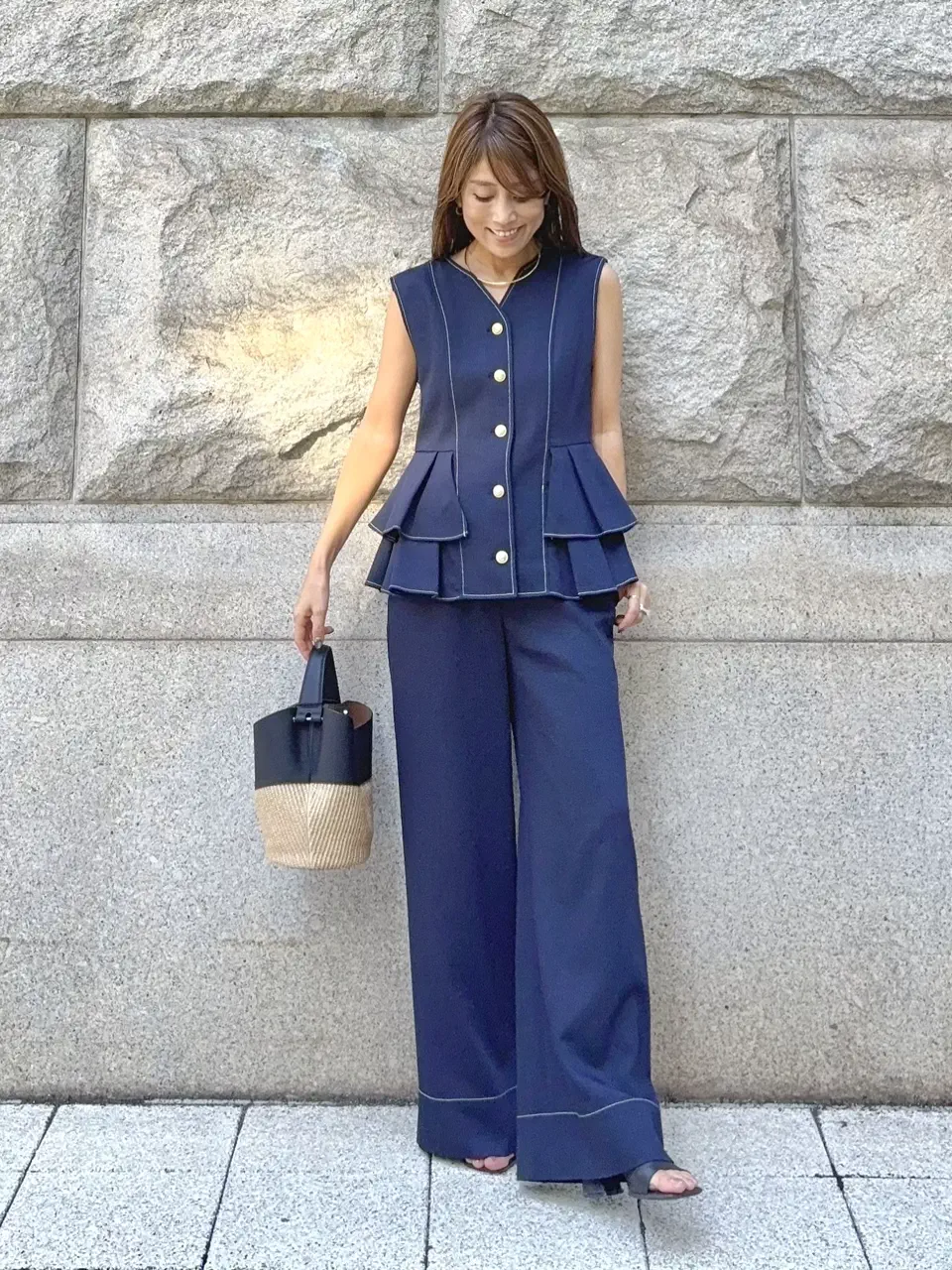 GRACE CONTINENTAL yukimi yonee コーディネート画像