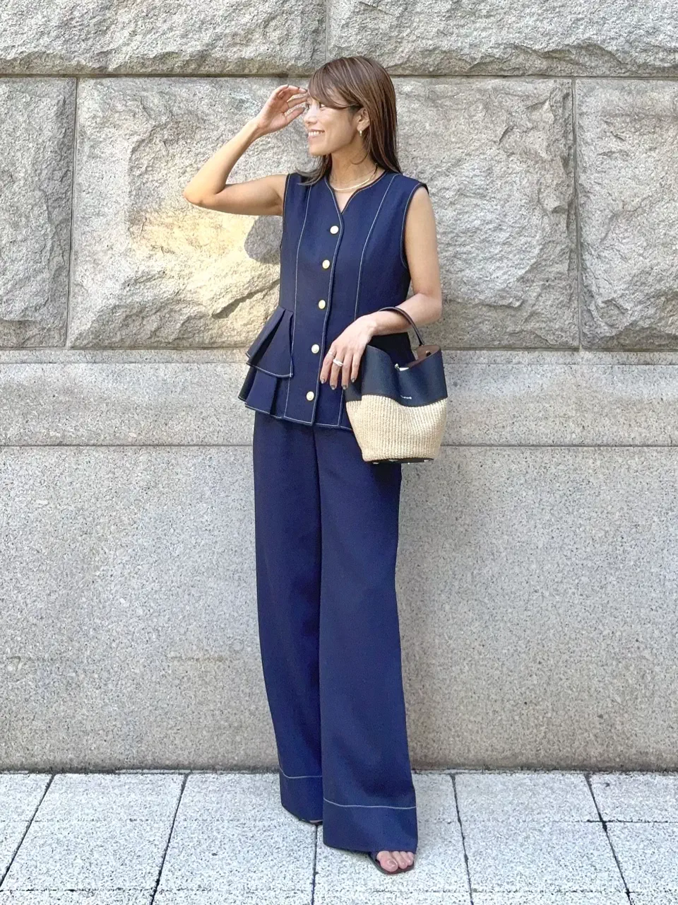 GRACE CONTINENTAL yukimi yonee コーディネート画像