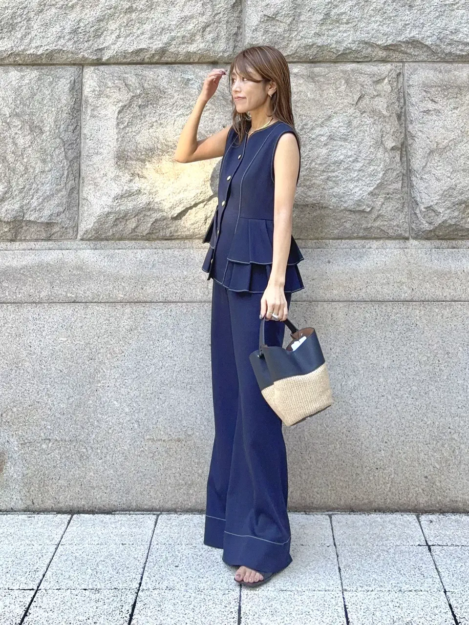 GRACE CONTINENTAL yukimi yonee コーディネート画像