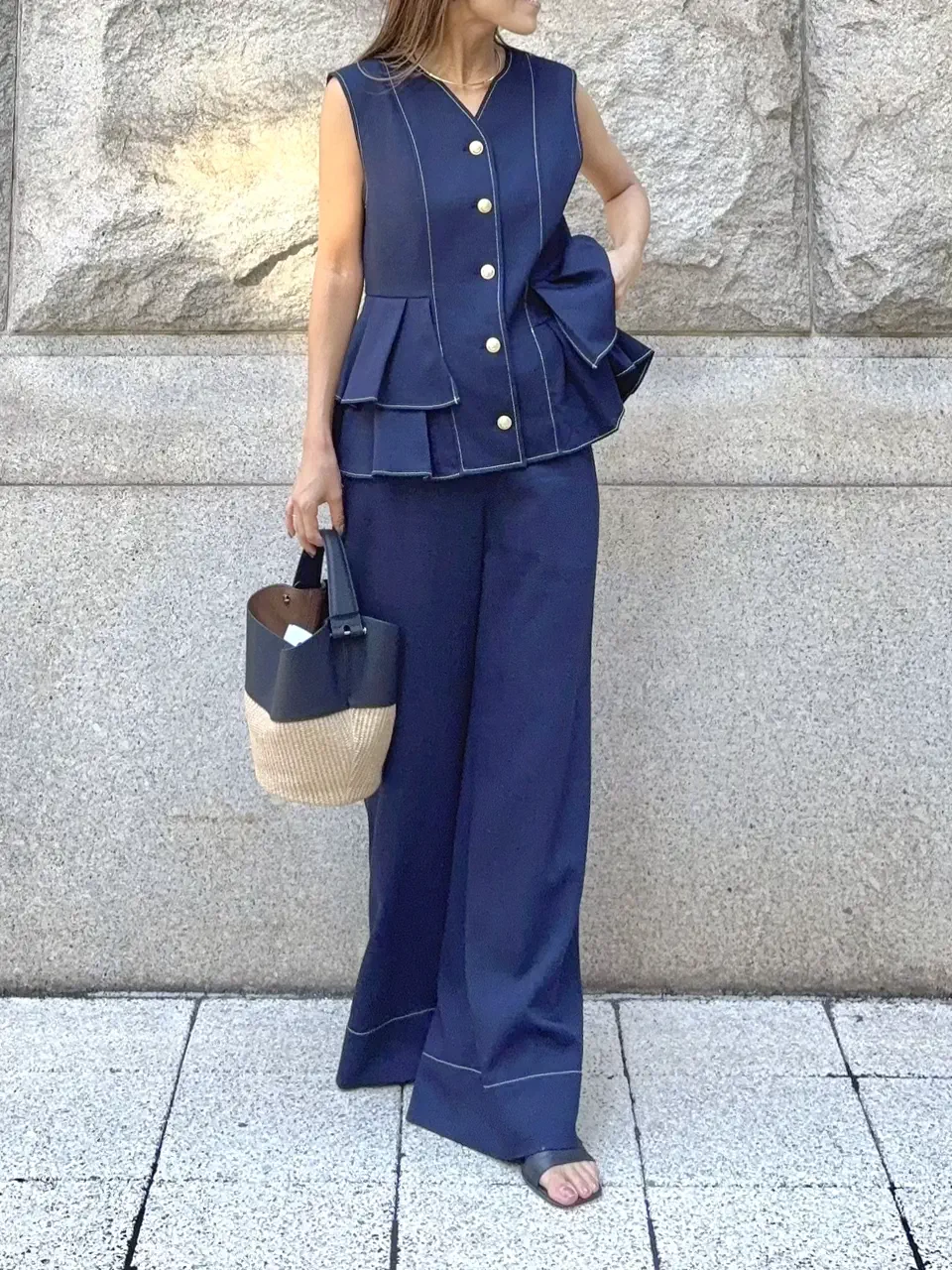 GRACE CONTINENTAL yukimi yonee コーディネート画像