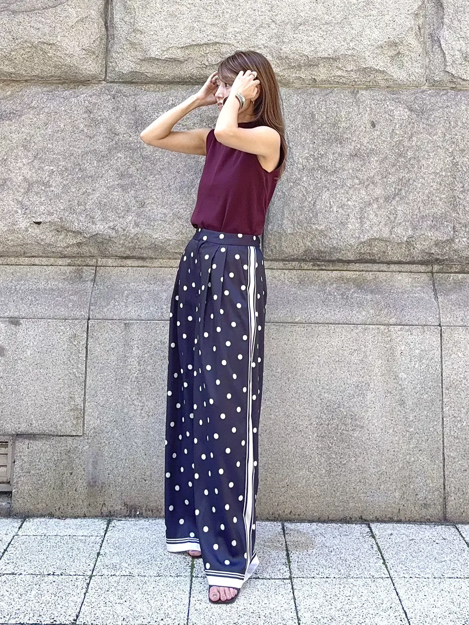 GRACE CONTINENTAL yukimi yonee コーディネート画像
