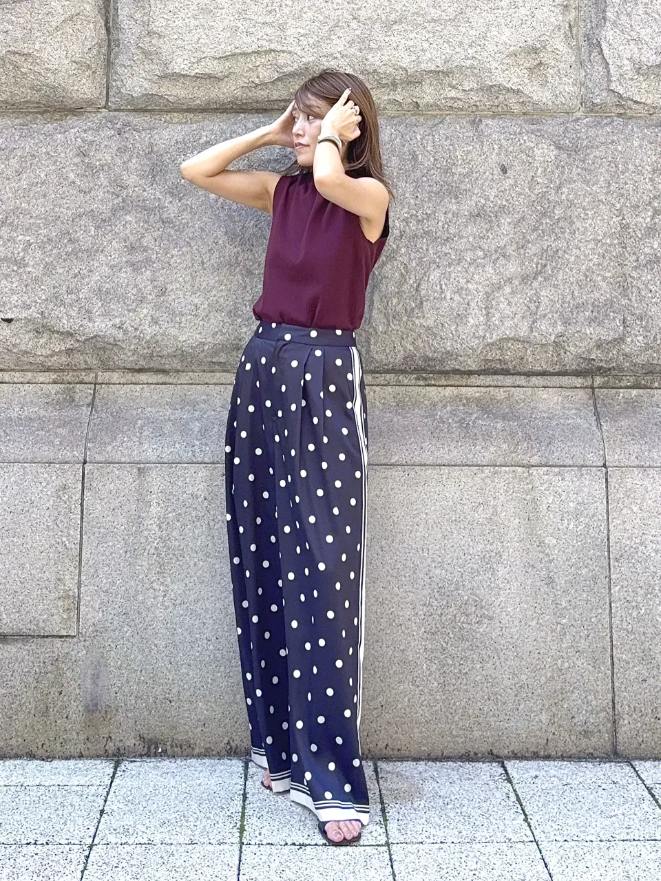 GRACE CONTINENTAL yukimi yonee コーディネート画像