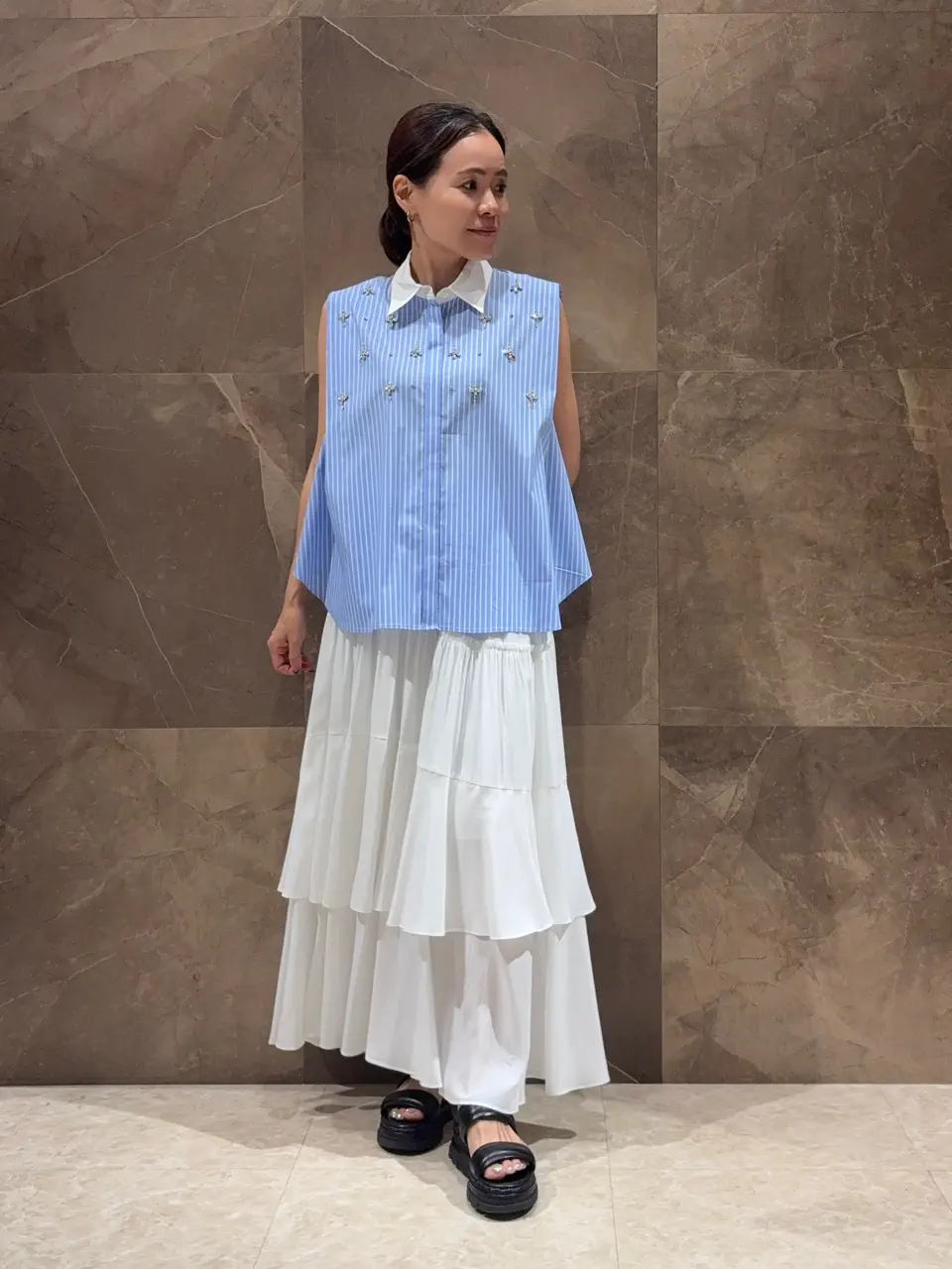GRACE CONTINENTAL 穐山　香織 コーディネート画像