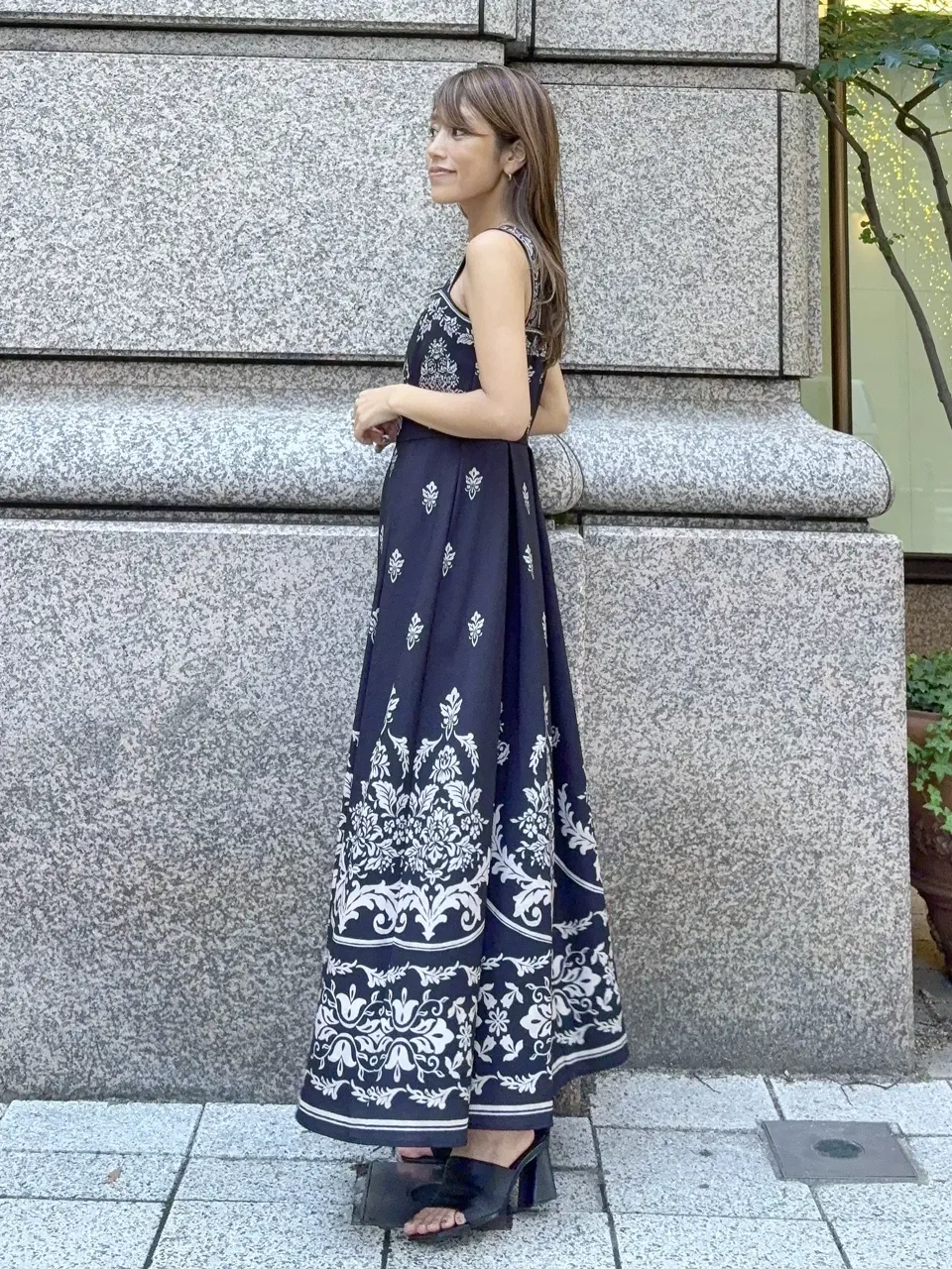 GRACE CONTINENTAL yukimi yonee コーディネート画像