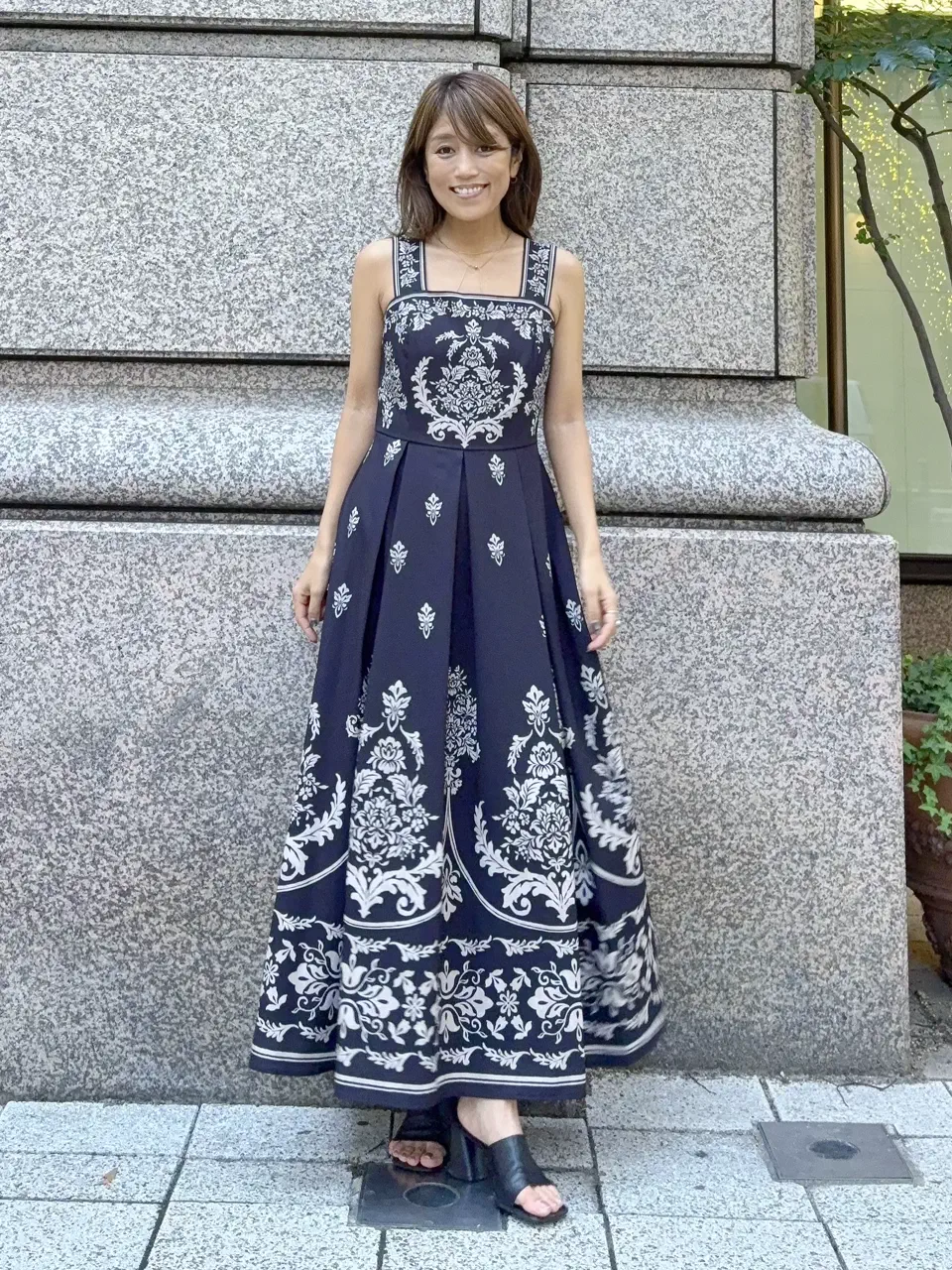 GRACE CONTINENTAL yukimi yonee コーディネート画像