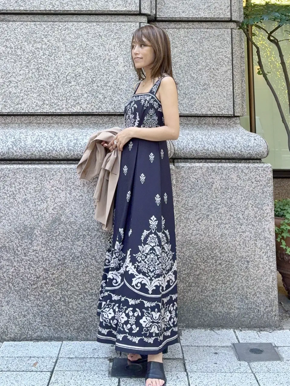 GRACE CONTINENTAL yukimi yonee コーディネート画像
