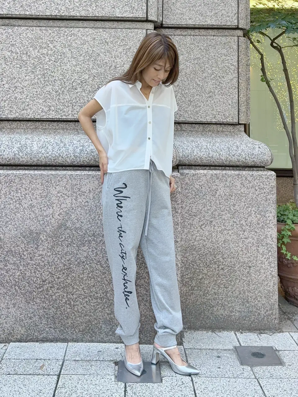 GRACE CONTINENTAL yukimi yonee コーディネート画像