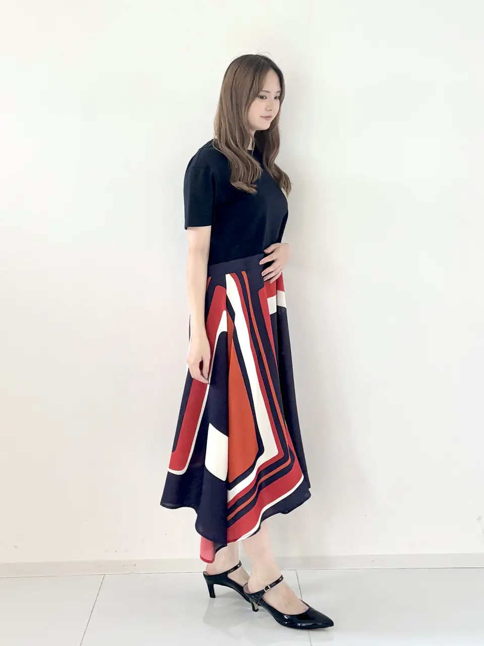 GRACE CONTINENTAL miyuki adachi コーディネート画像