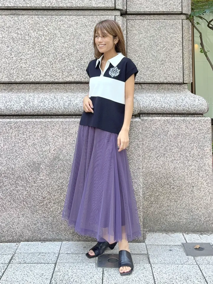 GRACE CONTINENTAL yukimi yonee コーディネート画像