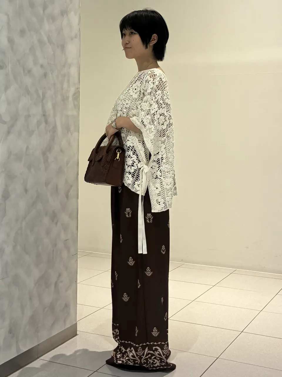 GRACE CONTINENTAL Yuna Iwasaki コーディネート画像