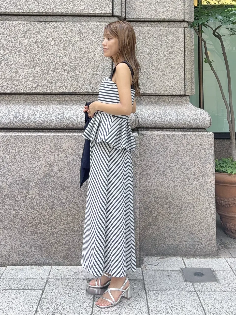 GRACE CONTINENTAL yukimi yonee コーディネート画像