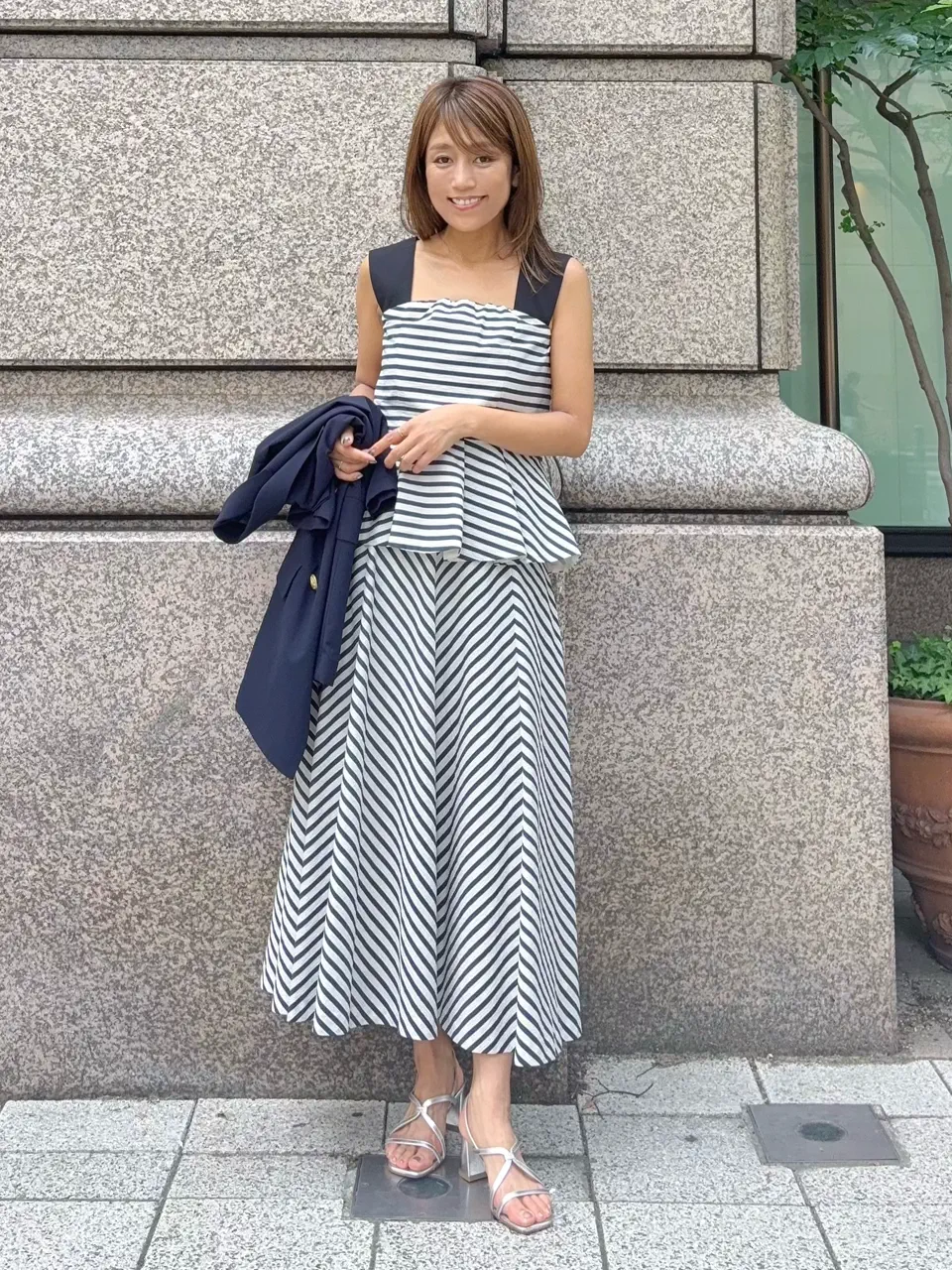 GRACE CONTINENTAL yukimi yonee コーディネート画像