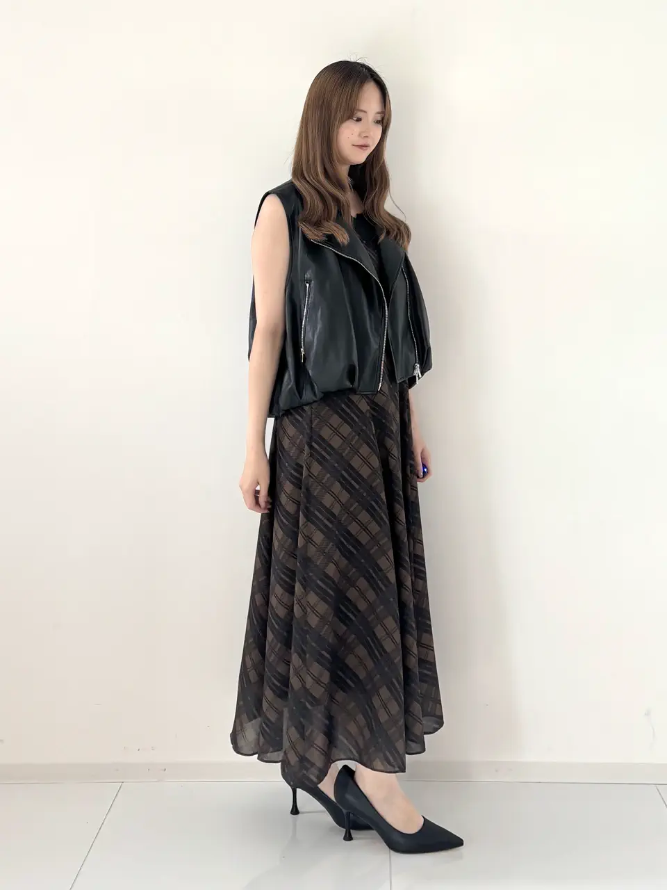 GRACE CONTINENTAL miyuki adachi コーディネート画像