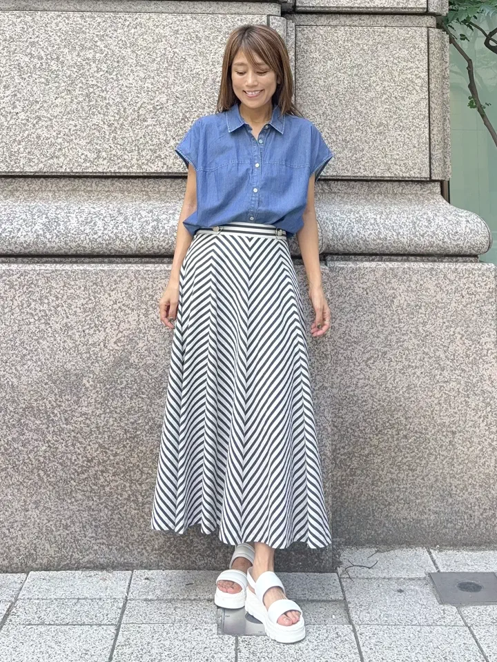 GRACE CONTINENTAL yukimi yonee コーディネート画像