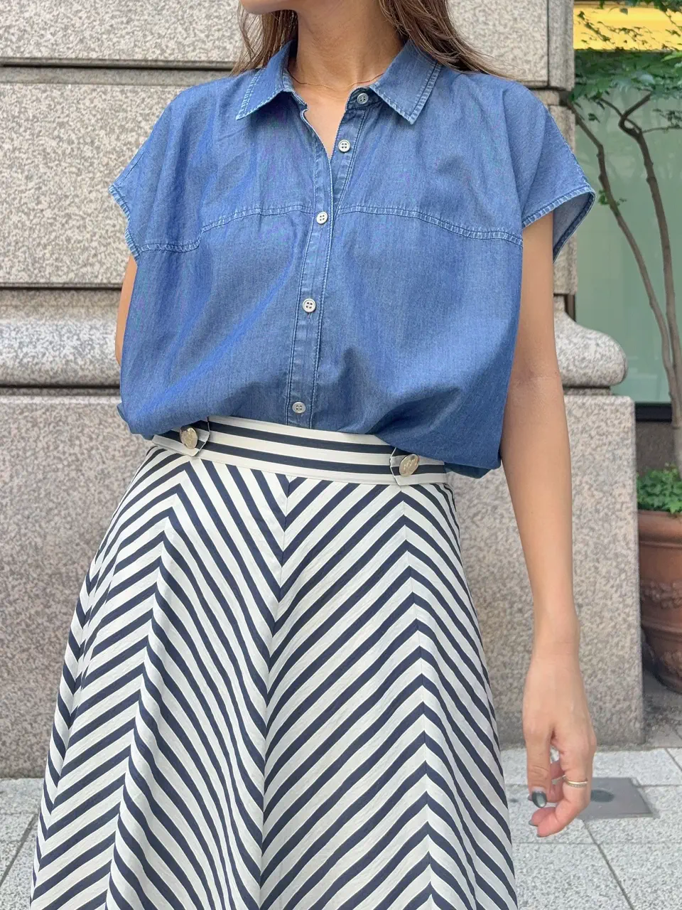 GRACE CONTINENTAL yukimi yonee コーディネート画像