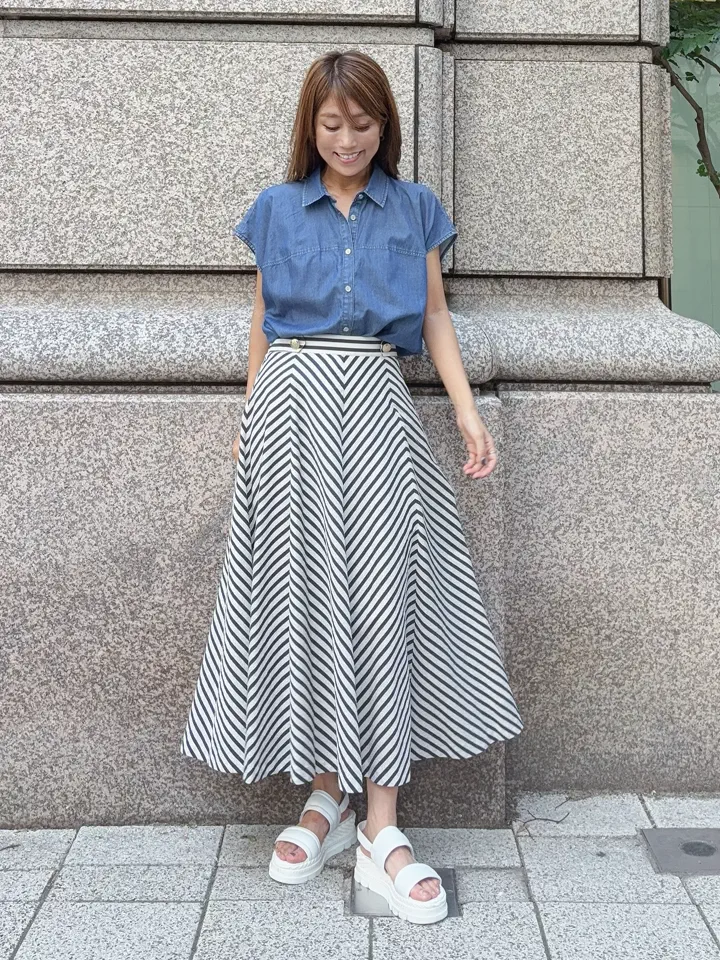 GRACE CONTINENTAL yukimi yonee コーディネート画像