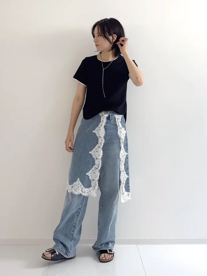 GRACE CONTINENTAL Hikaru Okada コーディネート画像