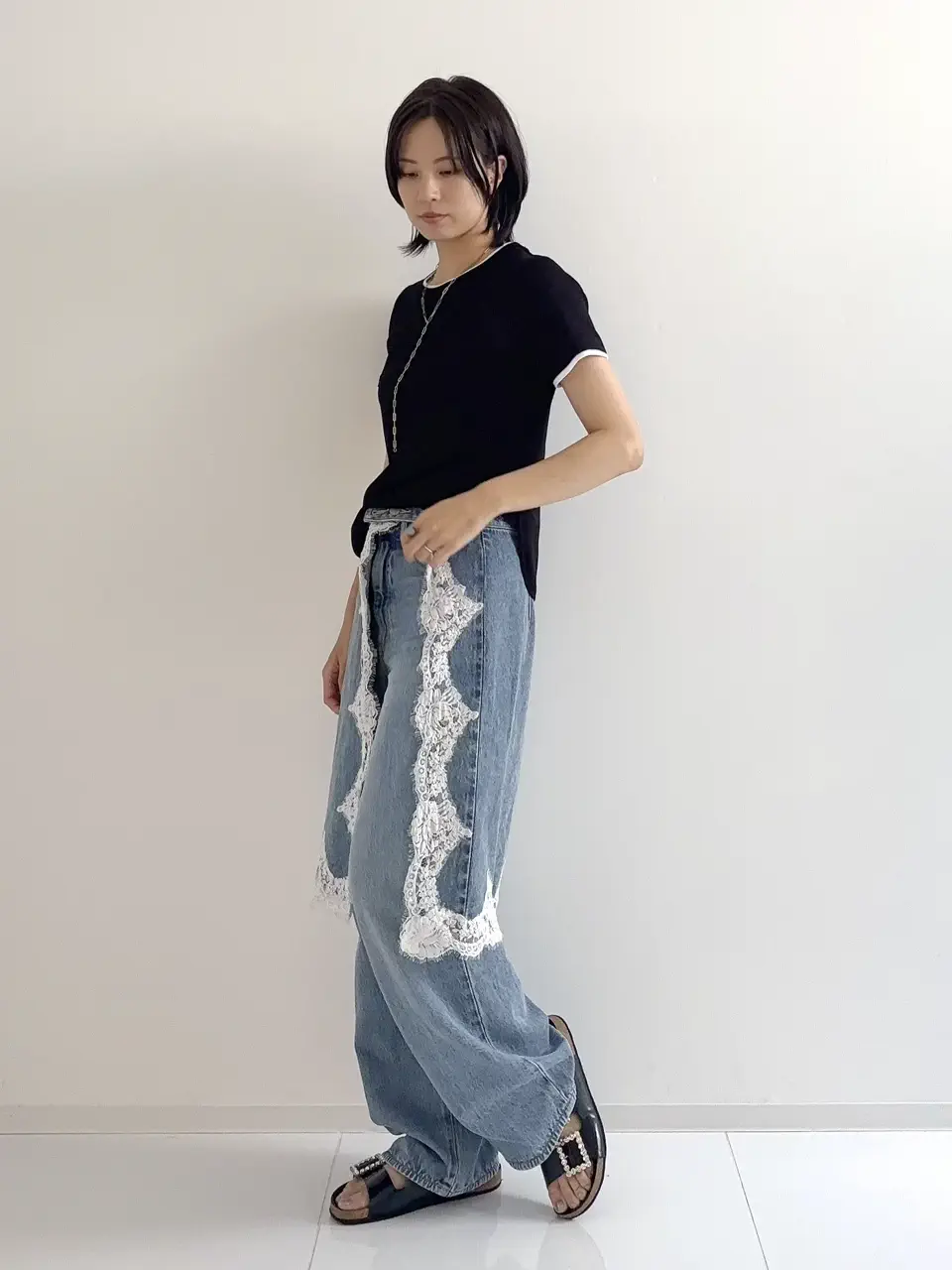GRACE CONTINENTAL Hikaru Okada コーディネート画像